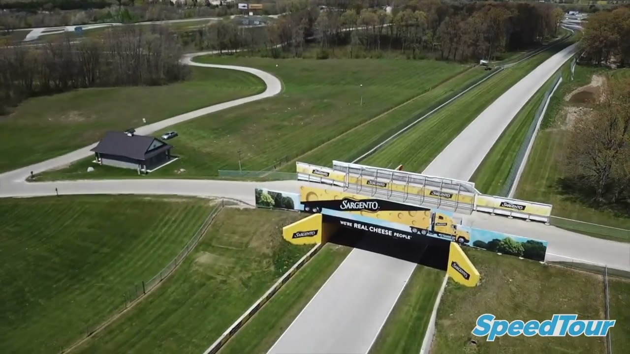 Drone Lap of Road America Drone 2020