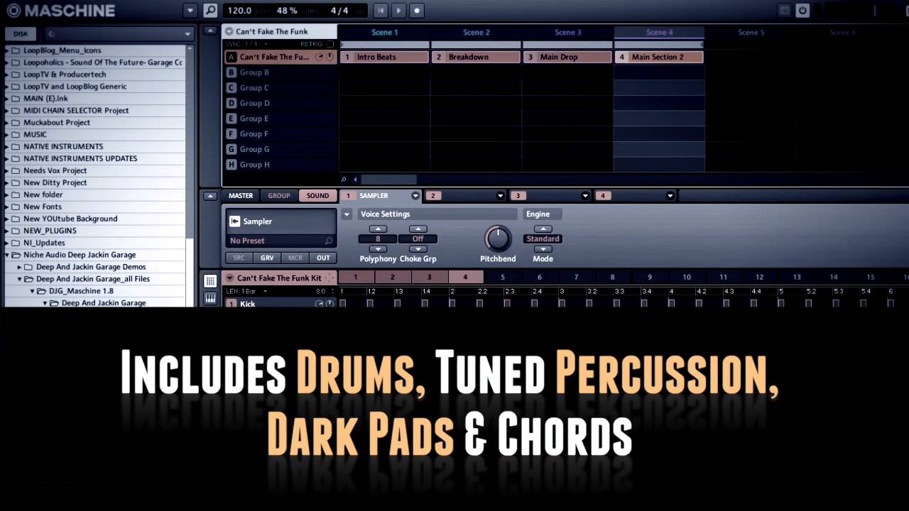 Stripped Techno Maschine Expansion & Ableton Live Pack - From Niche Audio