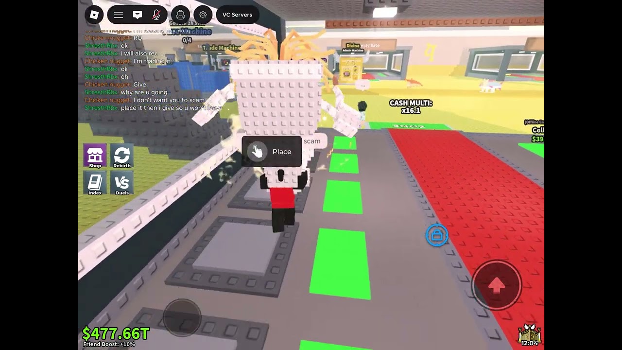 Getting scammed.