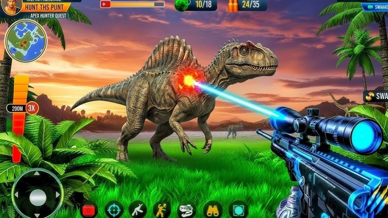 Dino Hunting Games 3D - 🦖