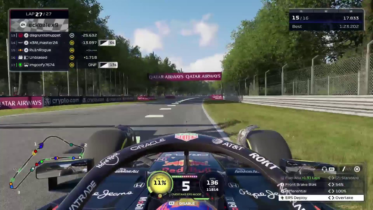 PRL MidWeek Round 9 Monza F125