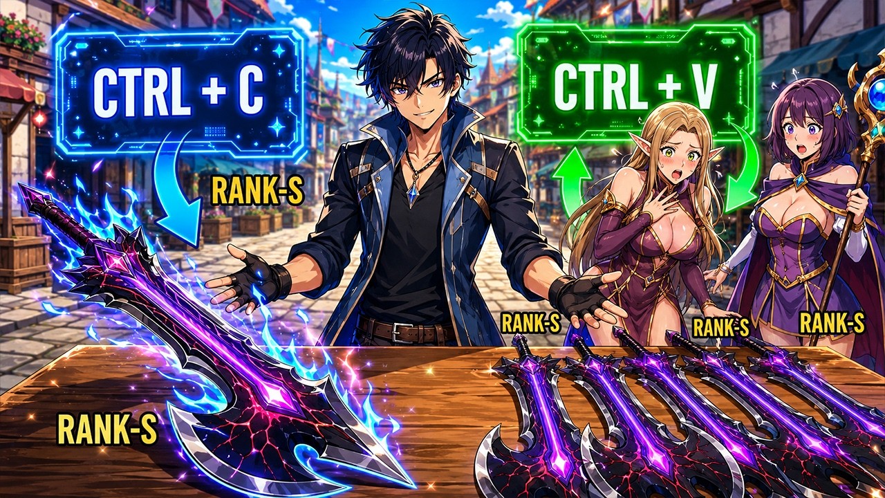 He Can COPY Any GOD-TIER Weapons to SOLO Every Dungeon