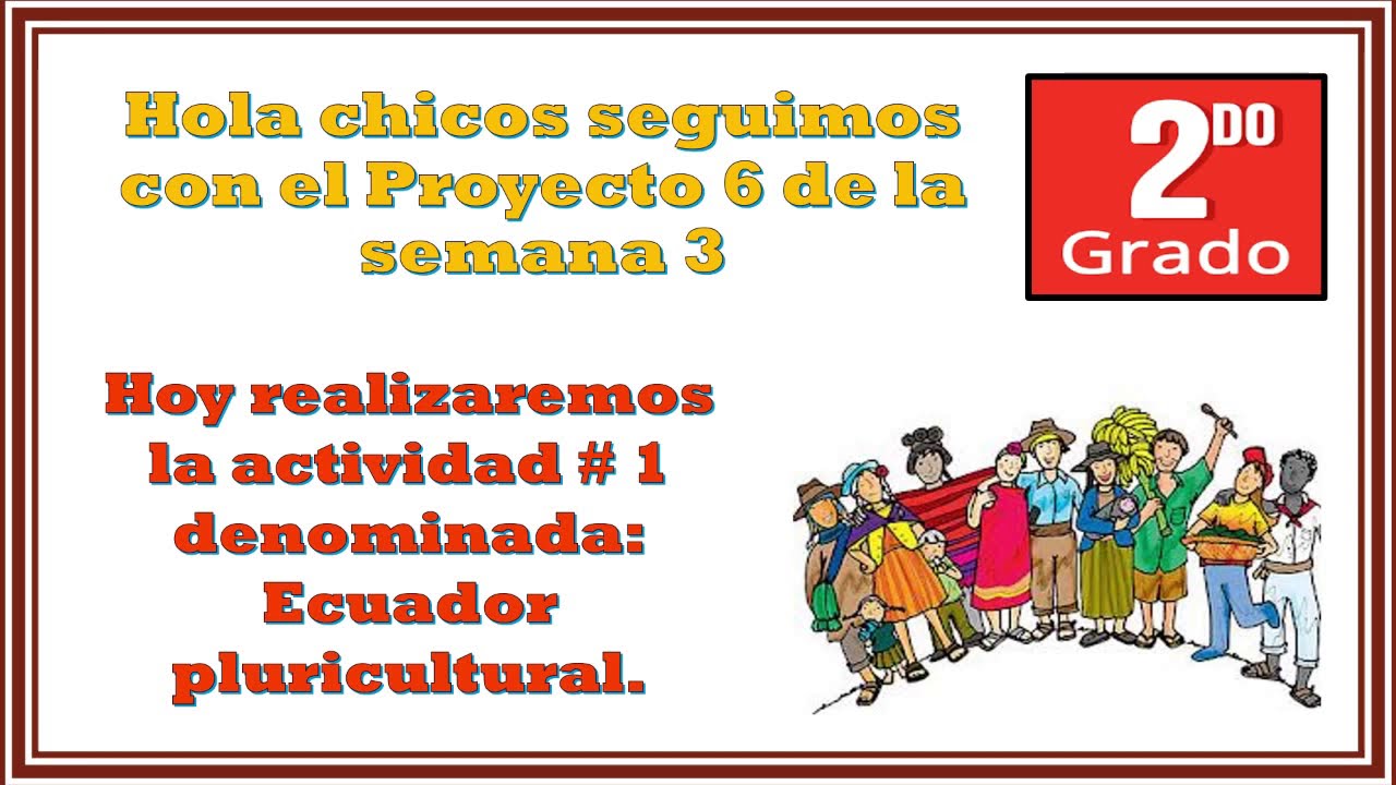 ✅ Ecuador pluricultural. ✅