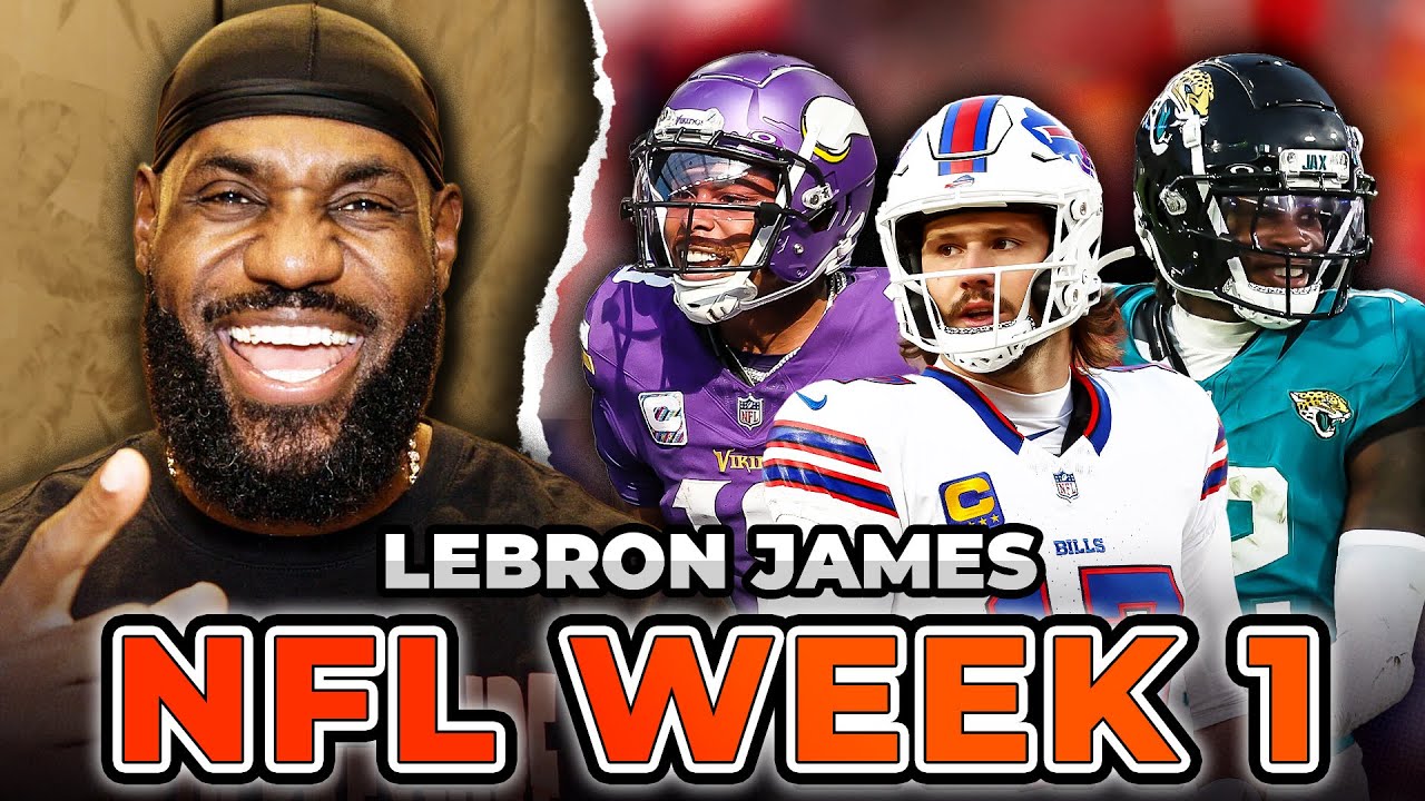 LEBRON JAMES GIVES HIS NFL WEEK 1 PICKS 🚨