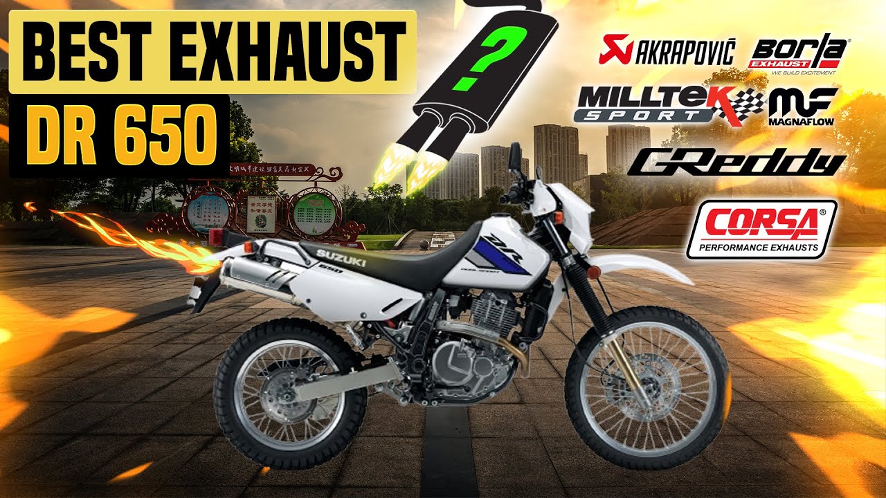Suzuki DR 650 Exhaust Sound🔥Big Gun,Delkevic,DG,FMF,GPR,IXIL,Musarri,Staintune,Two Brothers Racing