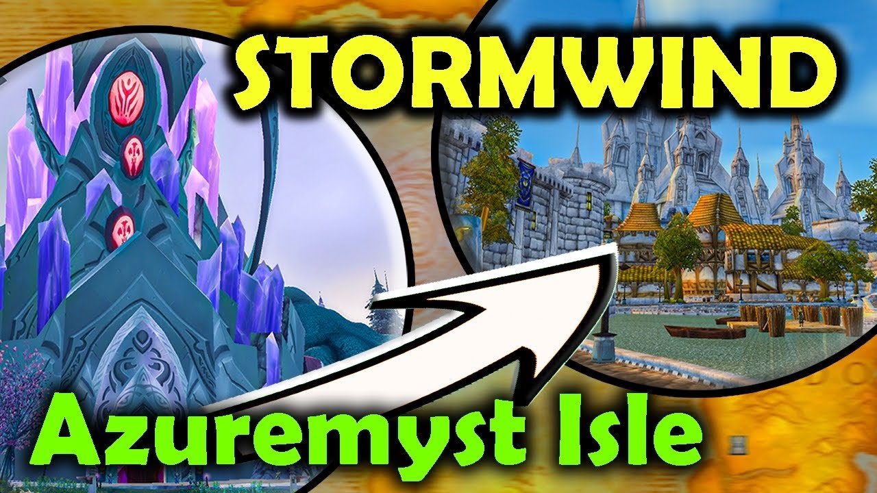 How To Get From Azuremyst Isle To Stormwind, Eastern Kingdoms - WoW Classic!
