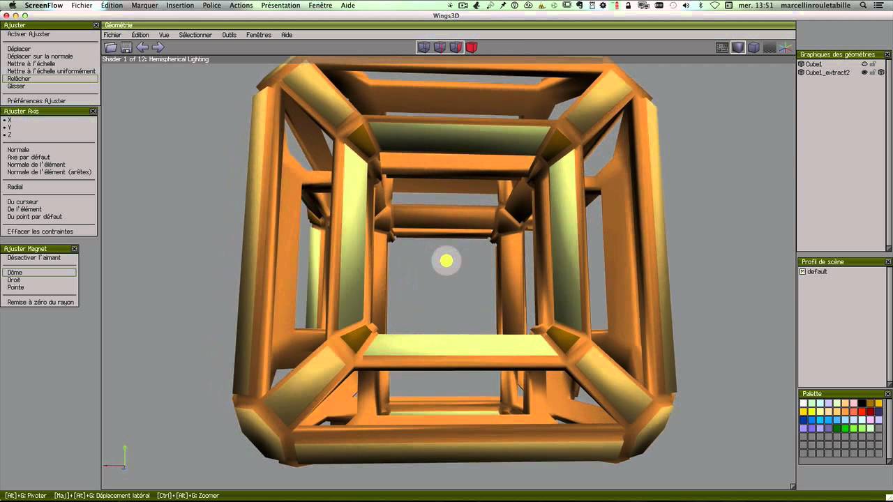 Un cube évidé