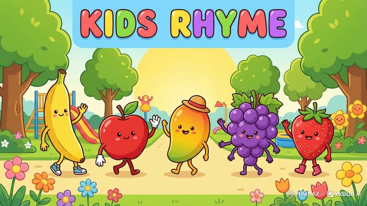 Jump Jump Fruit World 🍎🍌 | Fun Kids Rhymes & Songs