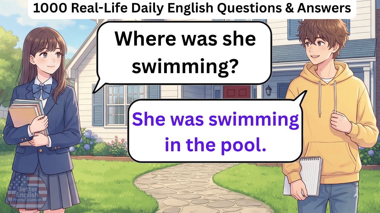 1000 Real-Life Daily English Questions & Answers | Learn English