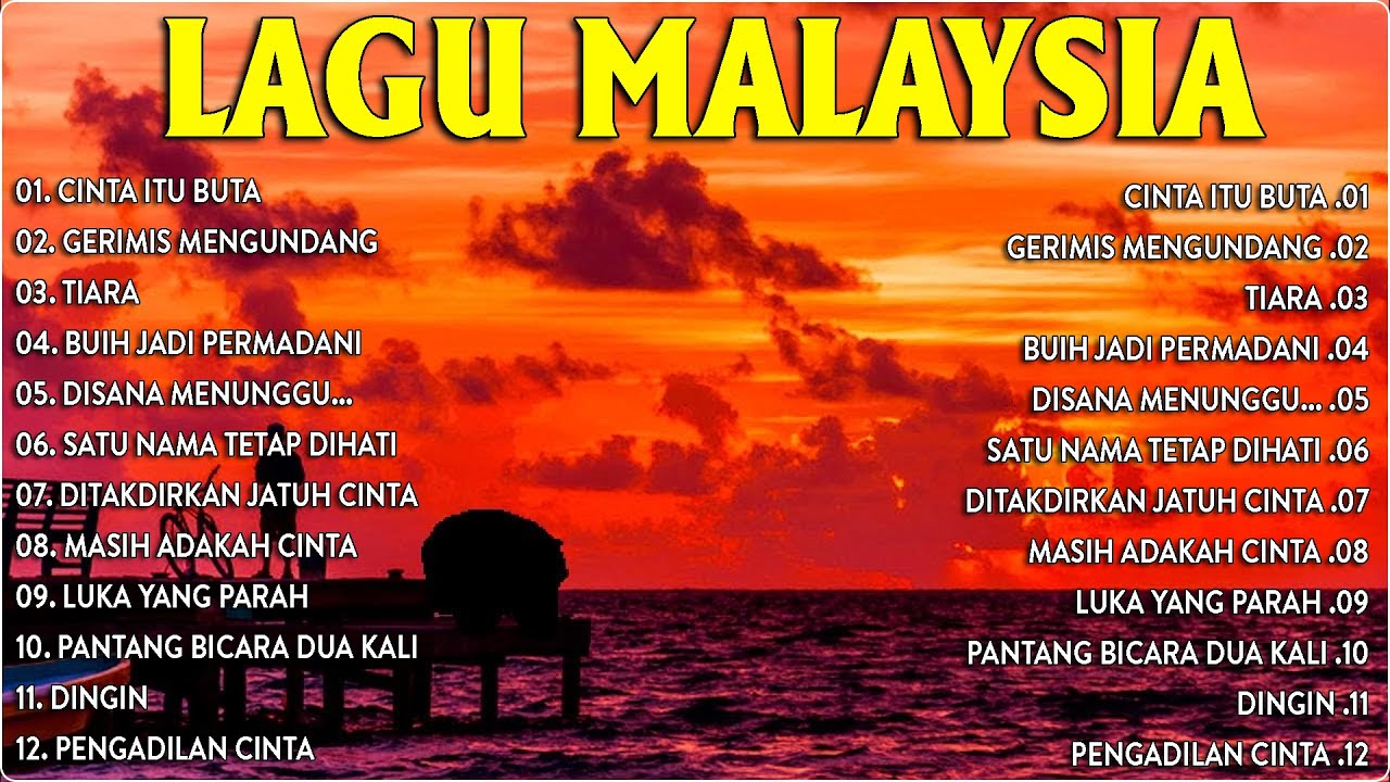 LAGU MALAYSIA LAMA TERPOPULER 🎷 LAGU MALAYSIA PENGANTAR TIDUR 🔊 TANPA IKLAN.