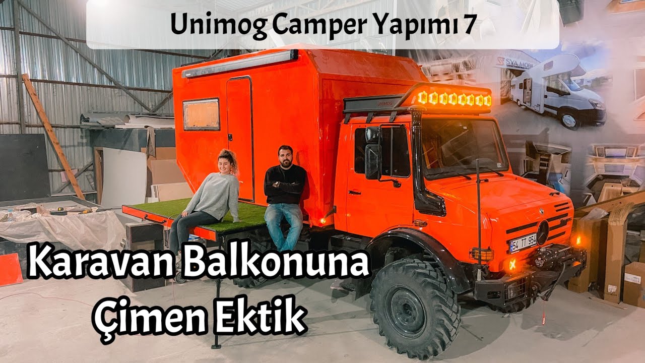 Karavan Yapımı 7 | Balkon Tasarımı Yapıyoruz, Karavanın İçi Bitiyor | EXPEDITION CAMPER   #UNIMOG