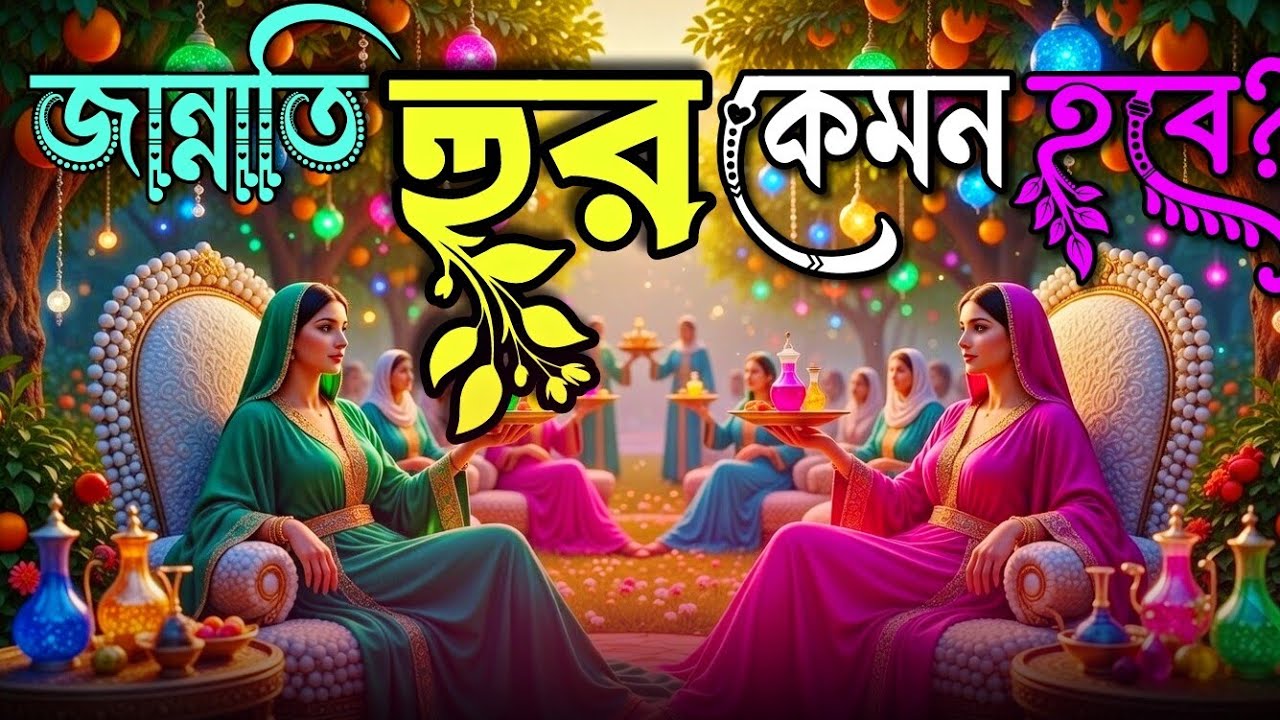 জান্নাতি হুর কেমন হবে? | Jannati Hoor Description in Islam | Quran & Hadith Explained Bangla