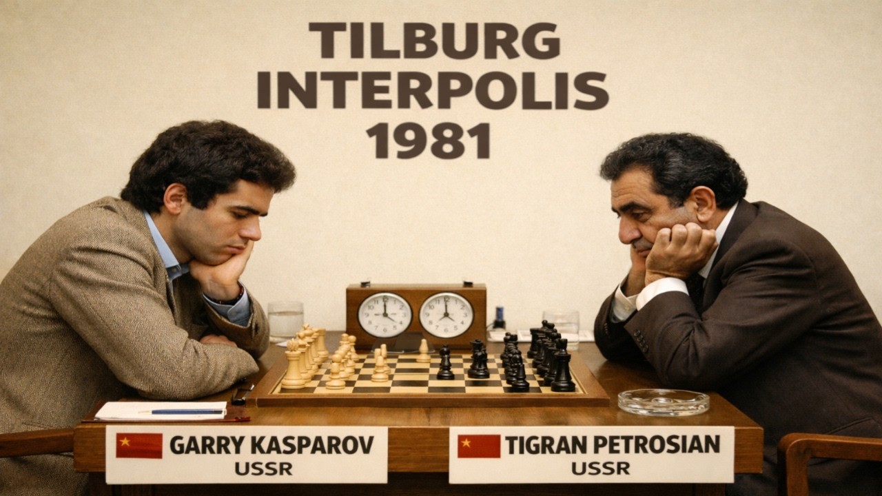 Garry Kasparov vs Tigran Petrosian - Tilburg Interpolis, 1981