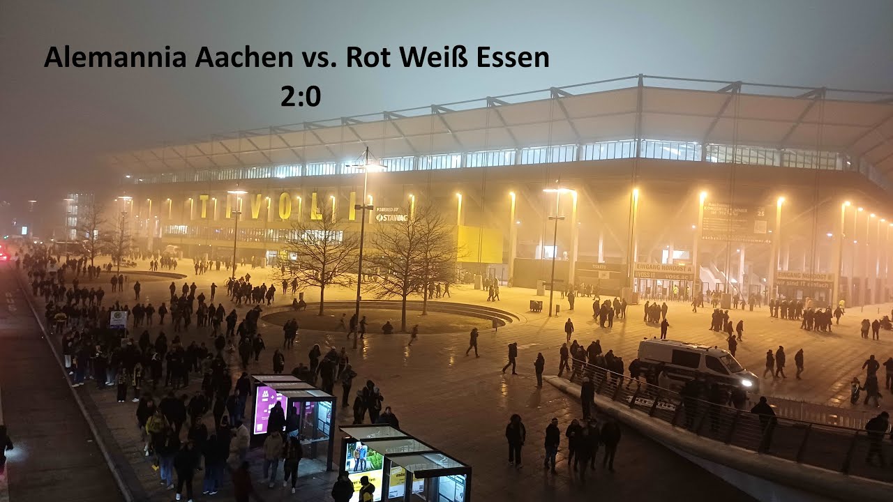 3. Liga Der Westschlager Alemannia Aachen vs Rot Weiß Essen Zusammenfassung