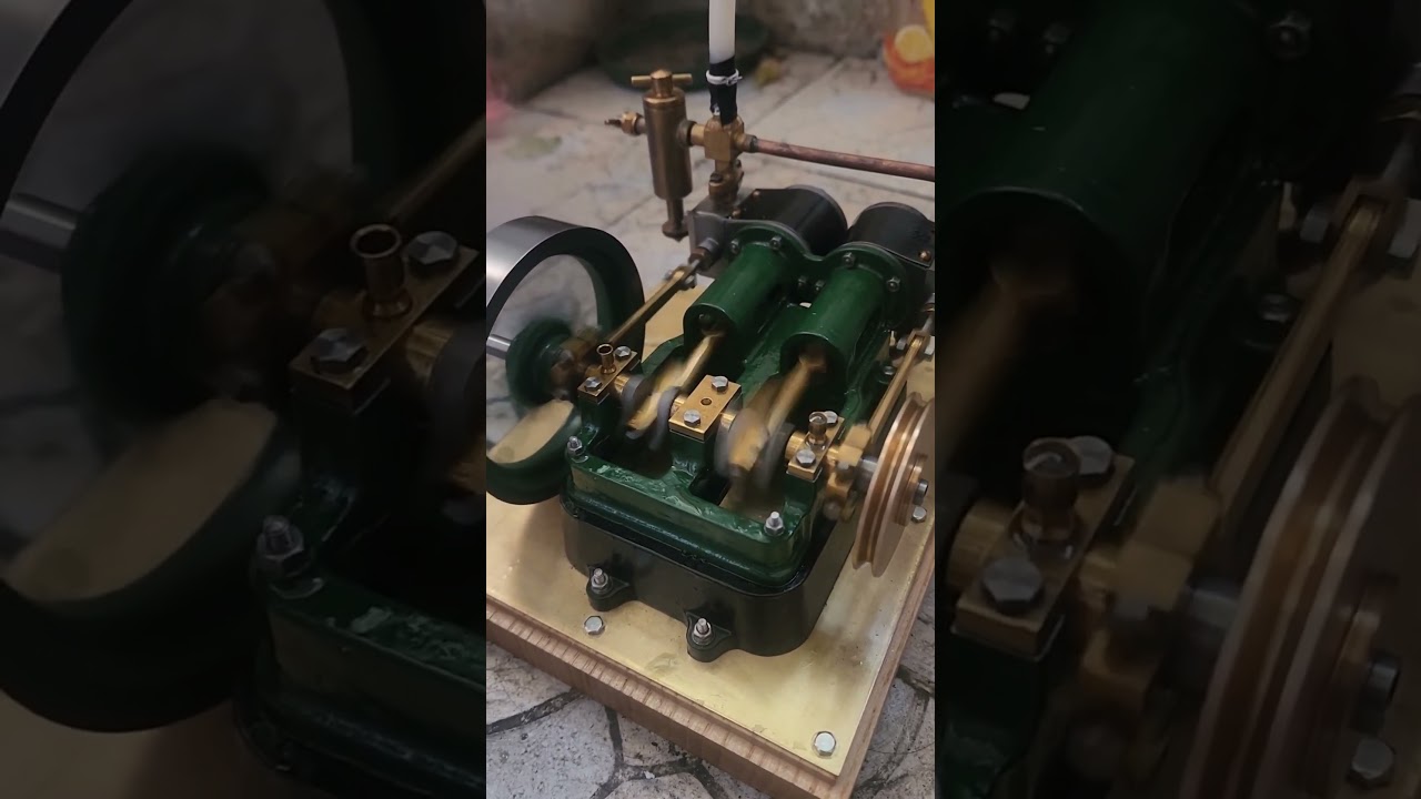 STUART Horizontal twin cylinder steam engine model 