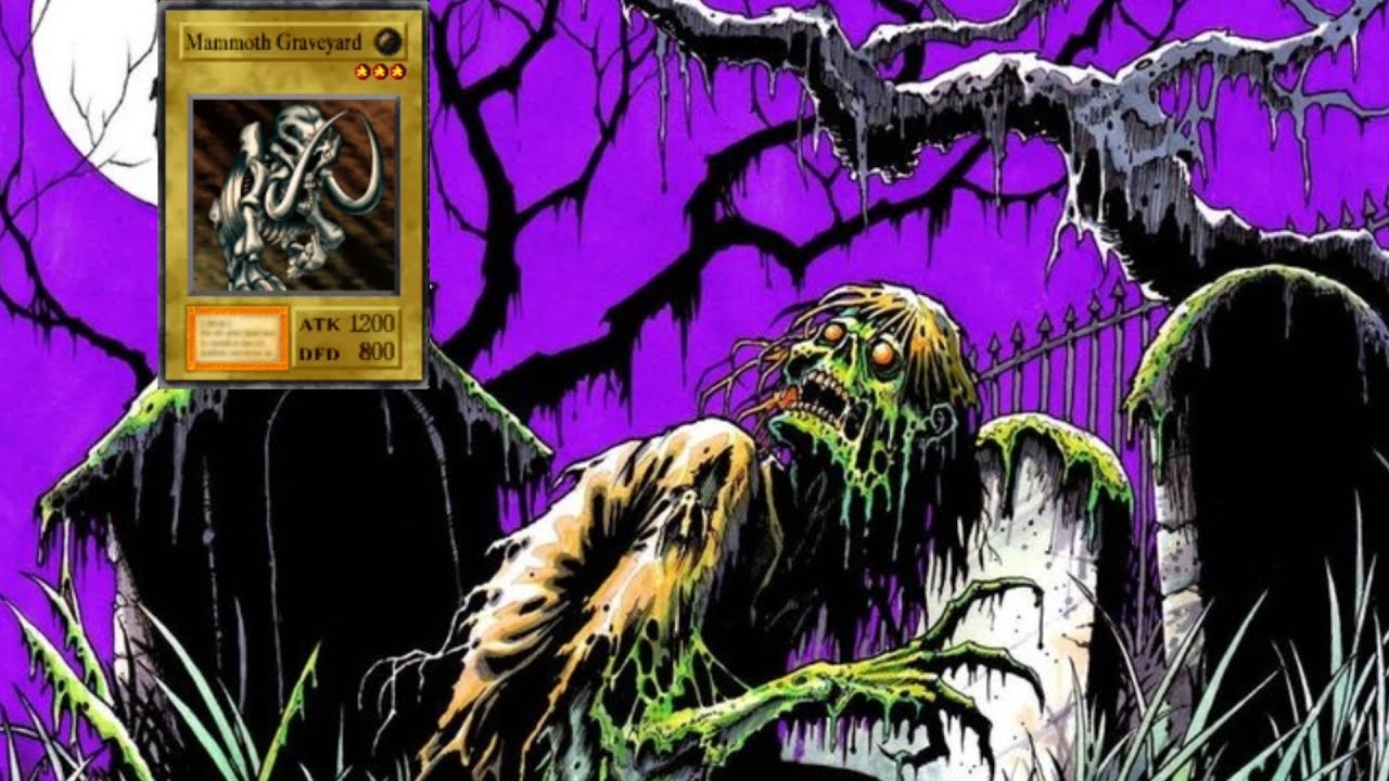 Yugioh Mammoth Graveyard fusion Great Mammoth of Goldfine Yu-Gi-Oh! Forbidden Memories 1999 PSone