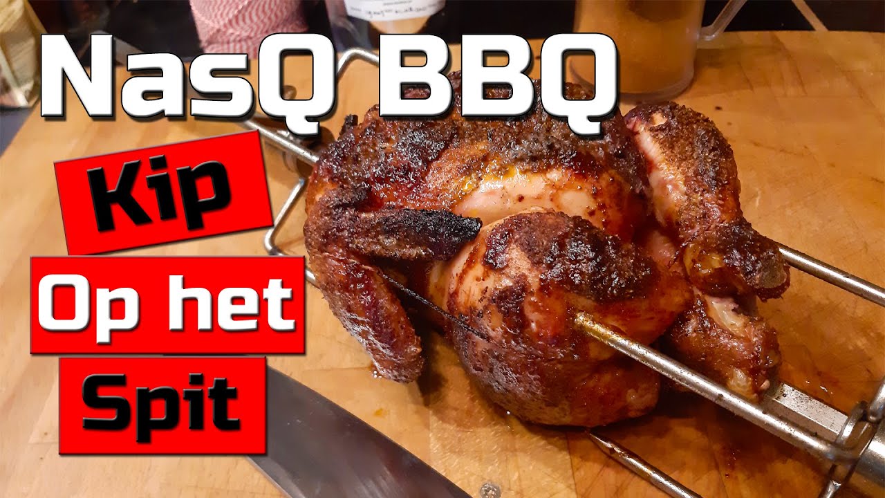 NasQ BBQ - Kip op het spit
