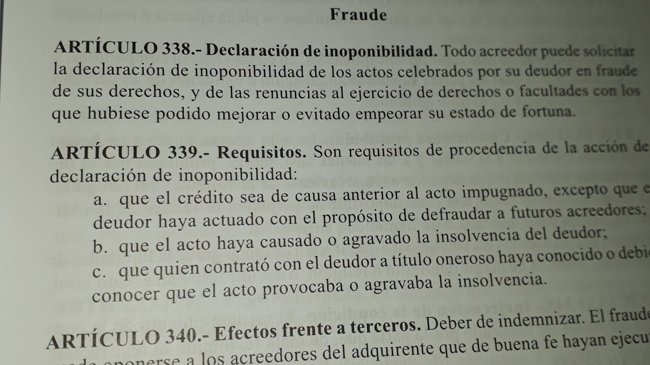 Fraude en el acto jurídico
