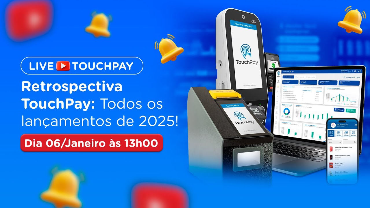 Retrospectiva TouchPay: todos os lançamentos de 2025