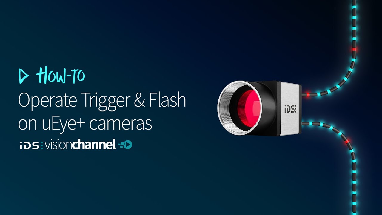 Trigger and flash setup for uEye+ cameras explained