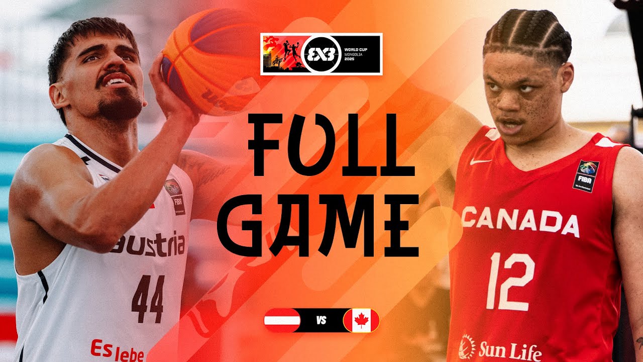 Austria 🇦🇹 vs Canada 🇨🇦 | Men | Full Pool Game | FIBA 3x3 World Cup 2025 | 3x3 Basketball