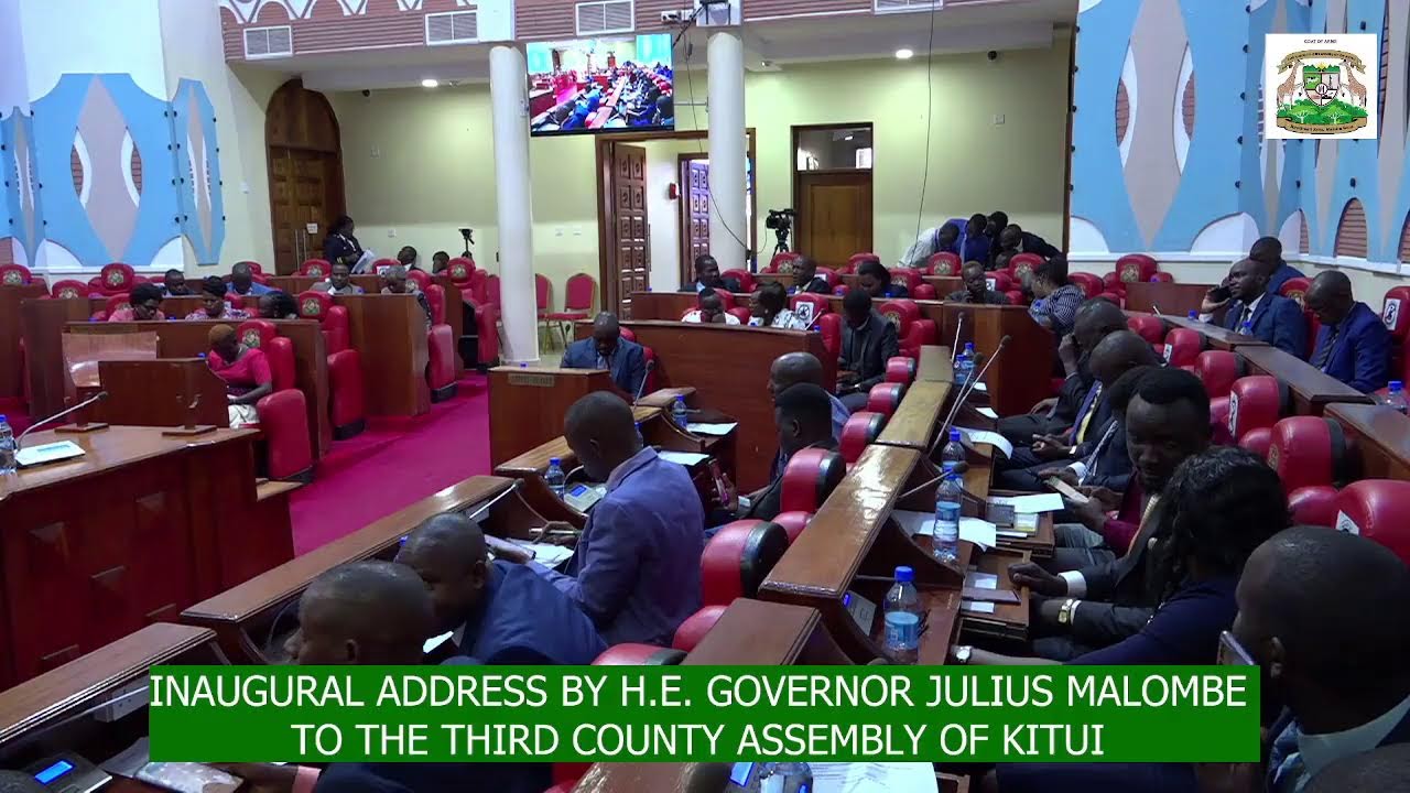 Inaugural Address by HE Dr Julius Malombe, Governor KITUI COUNTY