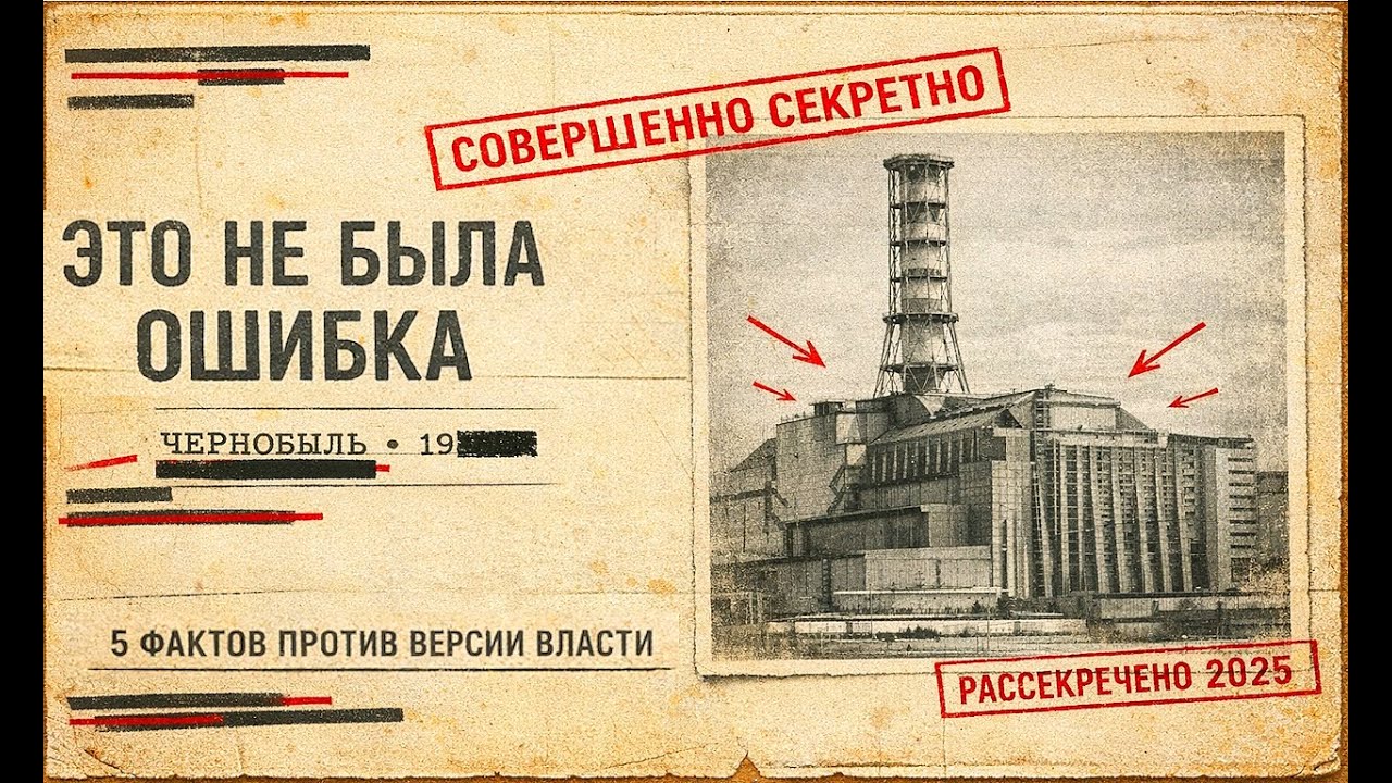 Чернобыль: это была не просто ошибка | 5 фактов против официальной версии