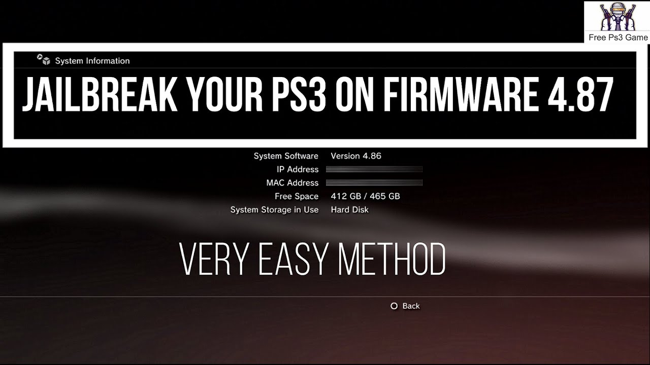 ps3 jailbreak 4.87 || ps3 update 4.87