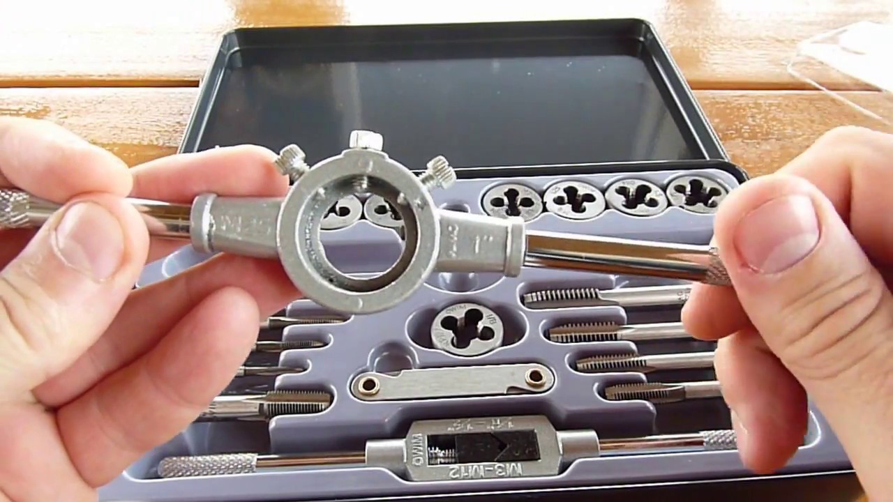 Unboxing and close look to the Powerfix Profi Tap and Die set