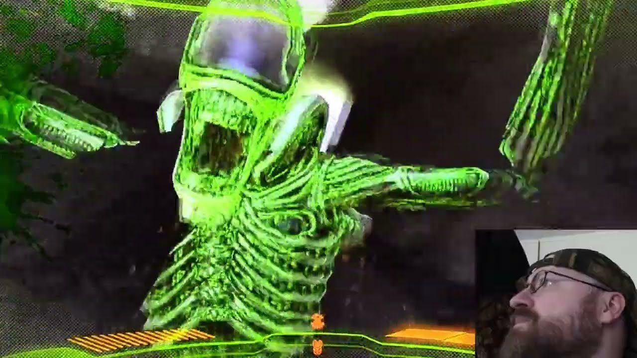 Let's Play: Aliens Vs. Predator (PS3) Part 7 - I Was FROZEN Today