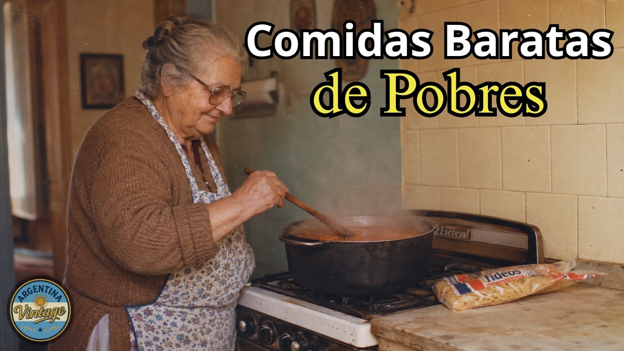 20 COMIDAS BARATAS de ARGENTINA que Nuestras ABUELAS Hac&iacute;an Cuando no Ten&iacute;an Dinero