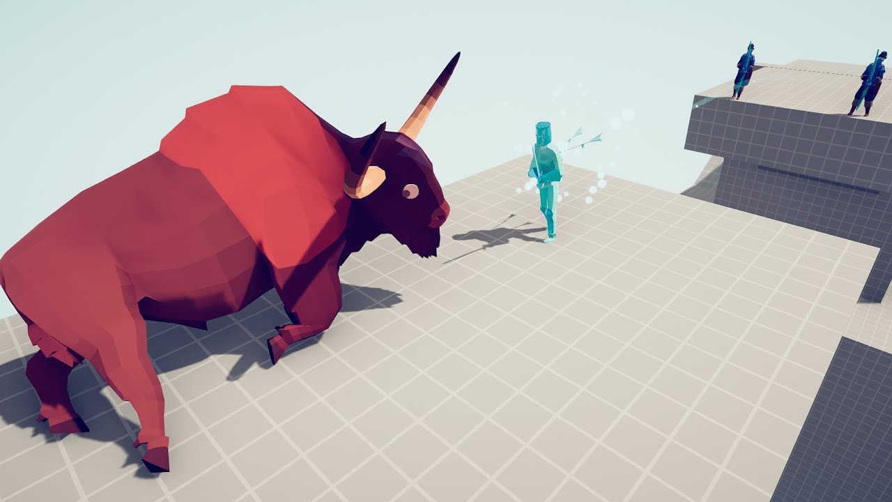 FREEZE & GORE - GIANT BISON + 2 ICE ARCHER | TABS - Totally Accurate Battle Simulator