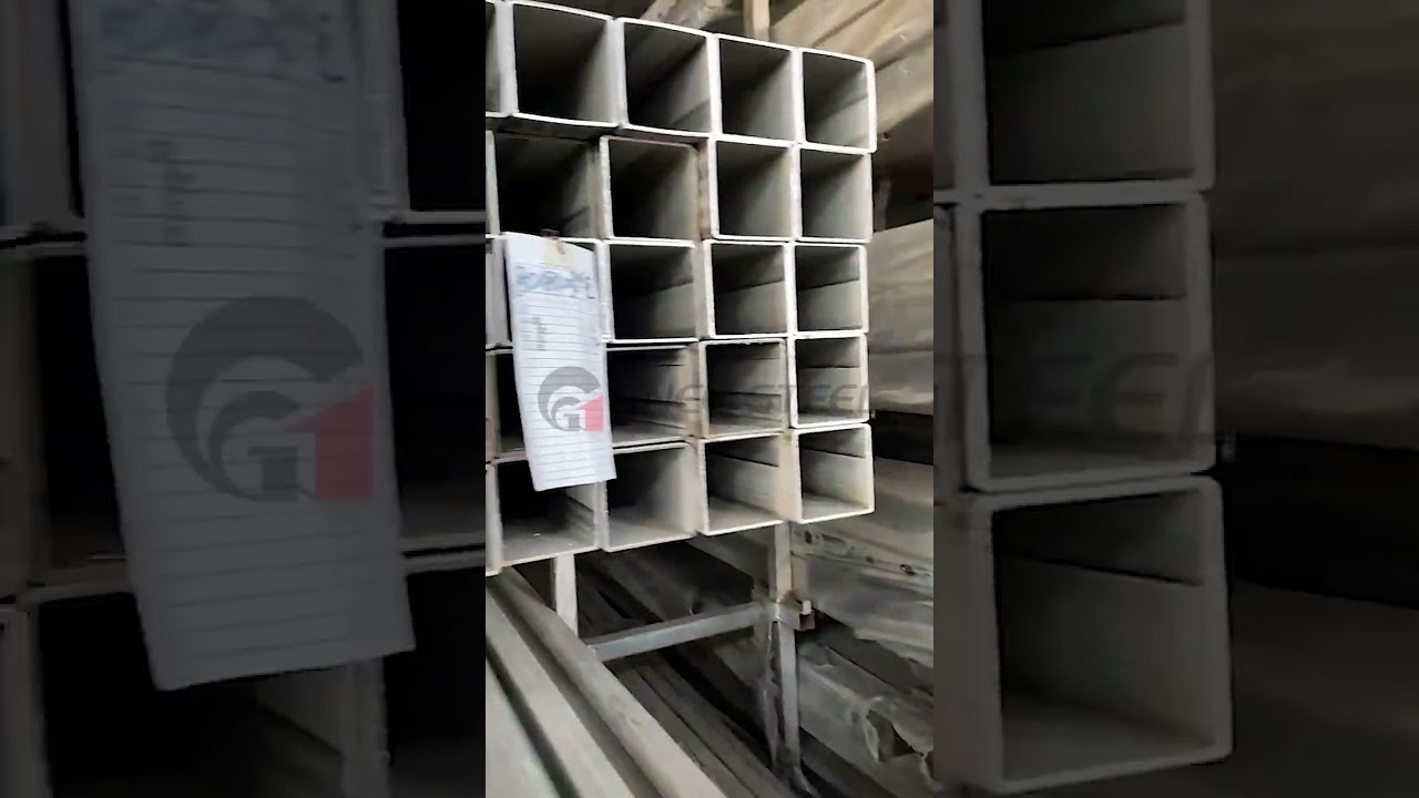 Zinc Coated Seamless Pipe #steelpipes #galvanised #steelfactory