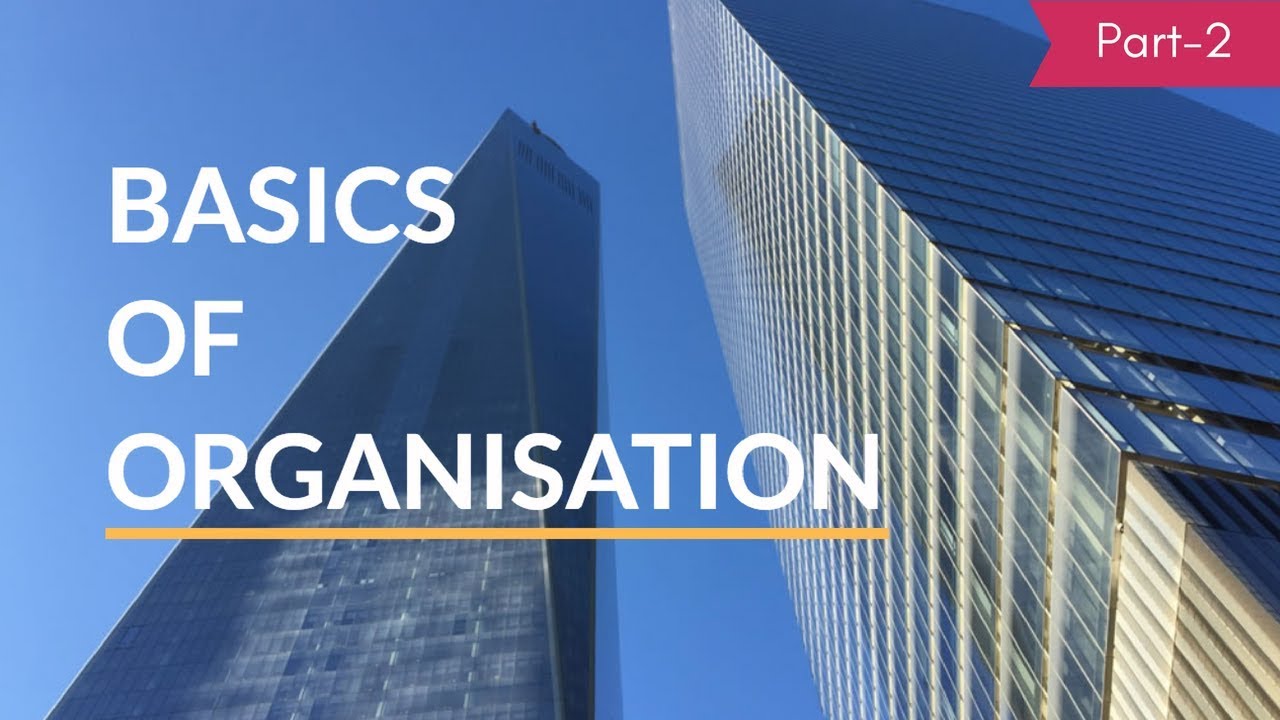 Part-2 Principles of Organisation (Hindi)- B.COM, M.COM, NET, SET