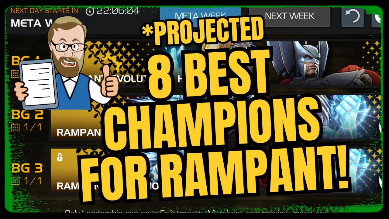 Best Options For Rampant Alliance Quest And MY Early Thoughts!