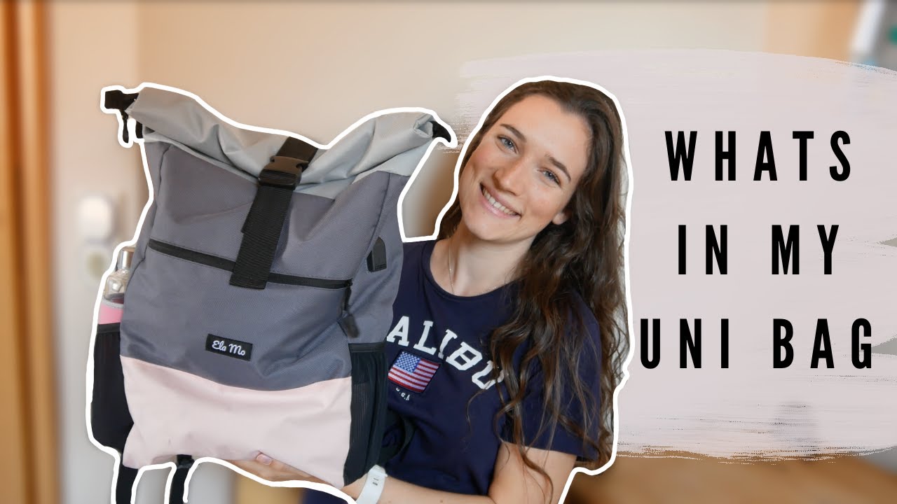 WHATS IN MY UNI BAG - Was brauche ich wirklich?