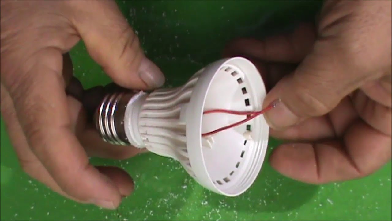 COMO TRANSFORMAR UN FOCO AHORRADOR EN FOCO LED