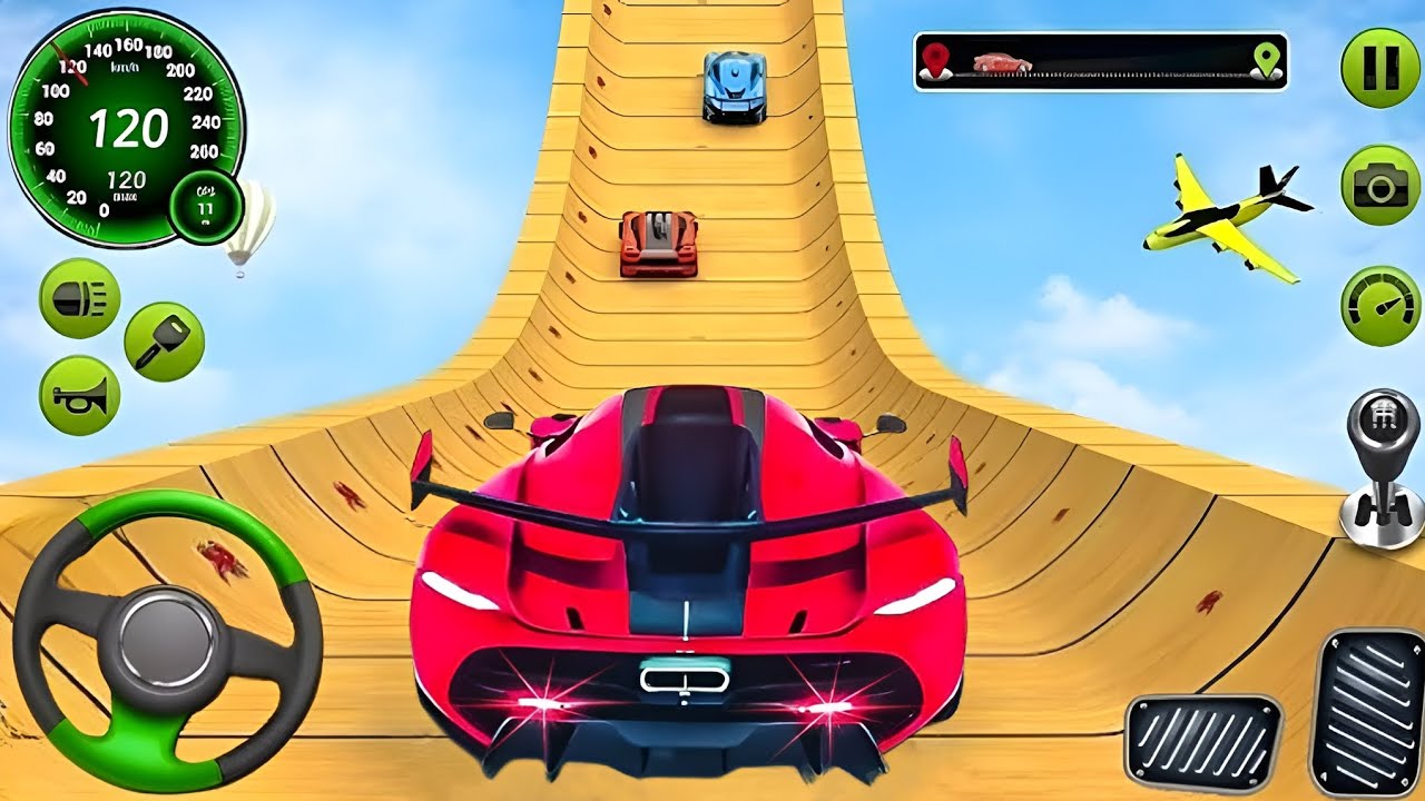 Car Racing Stunts Simulator 2025: Mega Ramp Madness 3D - Extreme Car Stunts