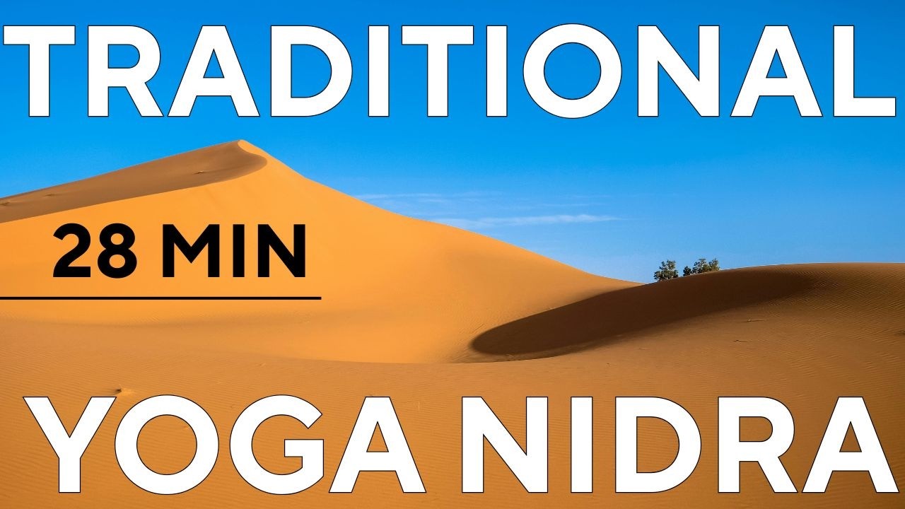 28 min Satyananda Inspired Yoga Nidra | Voice Only