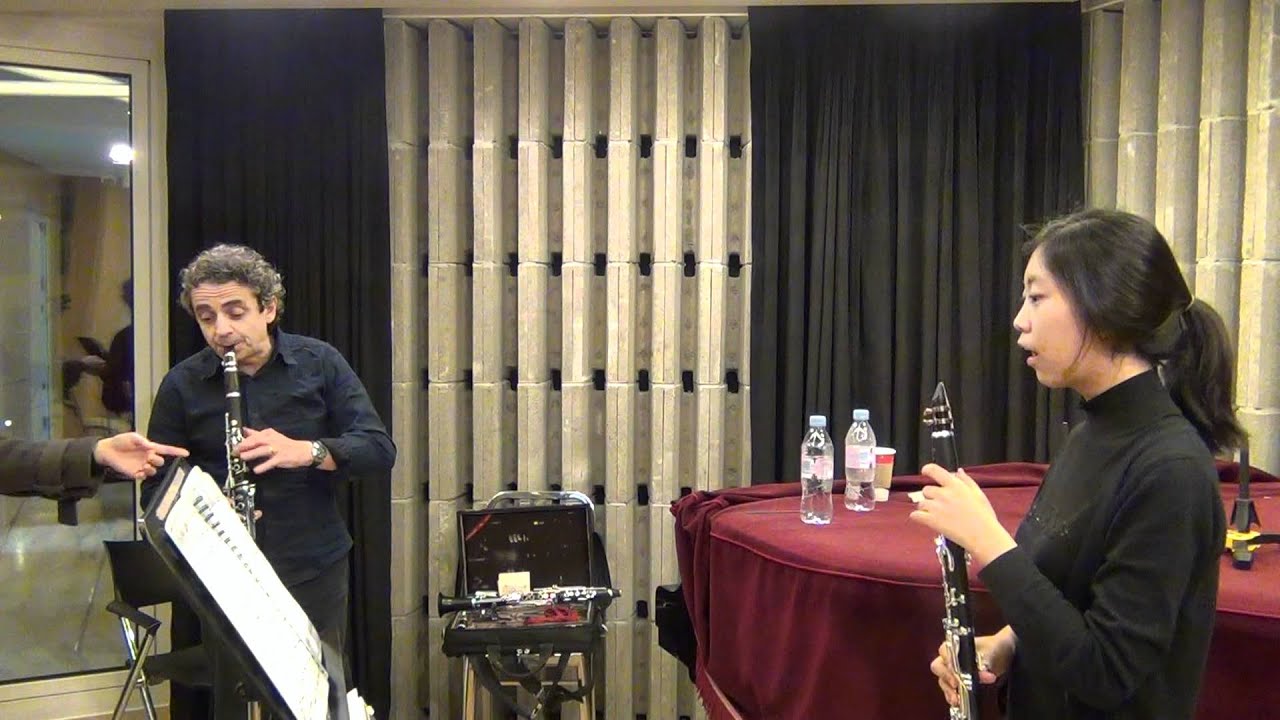 Pascal Moraguès master class in seoul clarinet academy