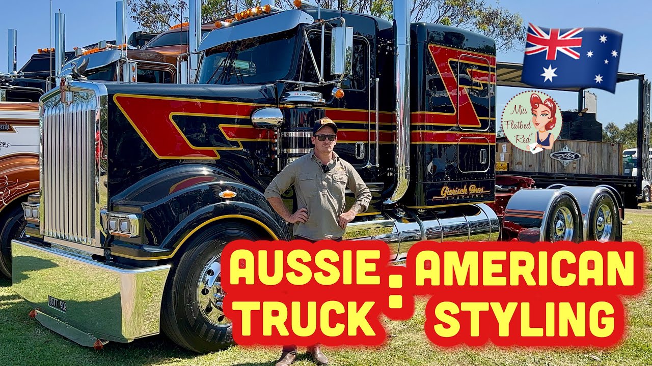 Австралийский грузовик: американский стиль — тур Ника Гирсича по Kenworth T909 2021 года.