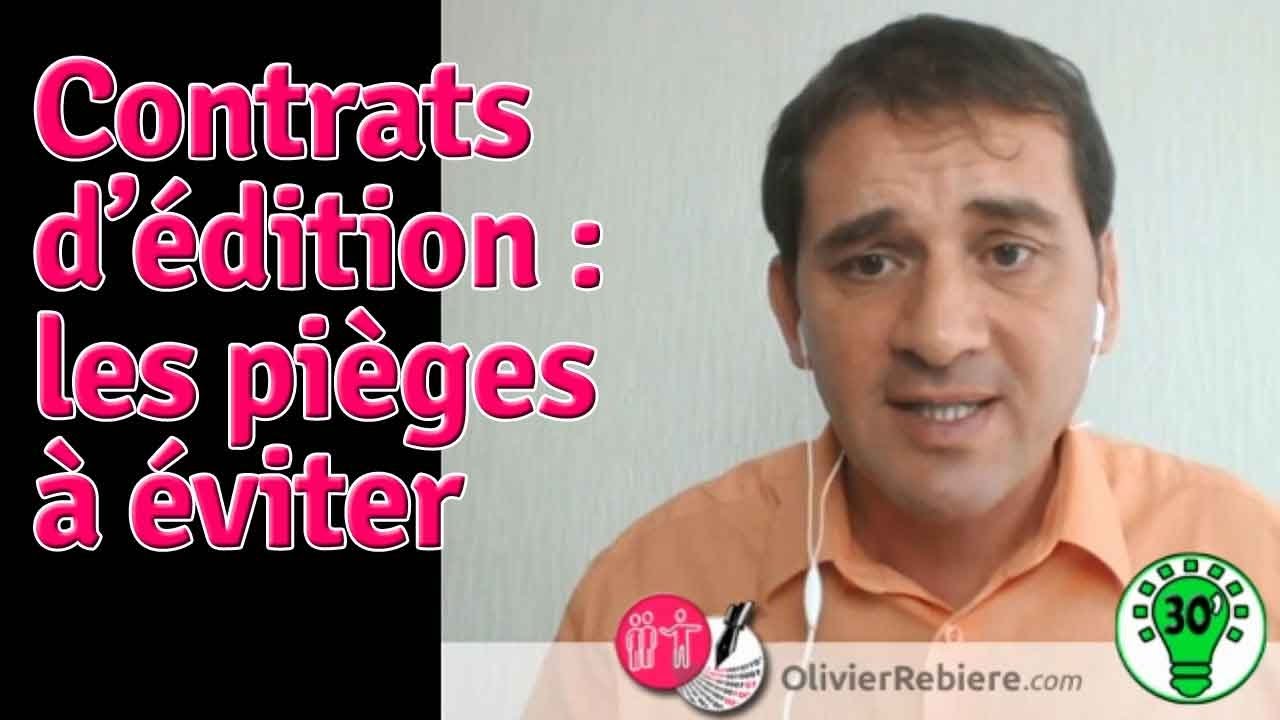 30'solutions - Contrat d'édition, les pièges à éviter