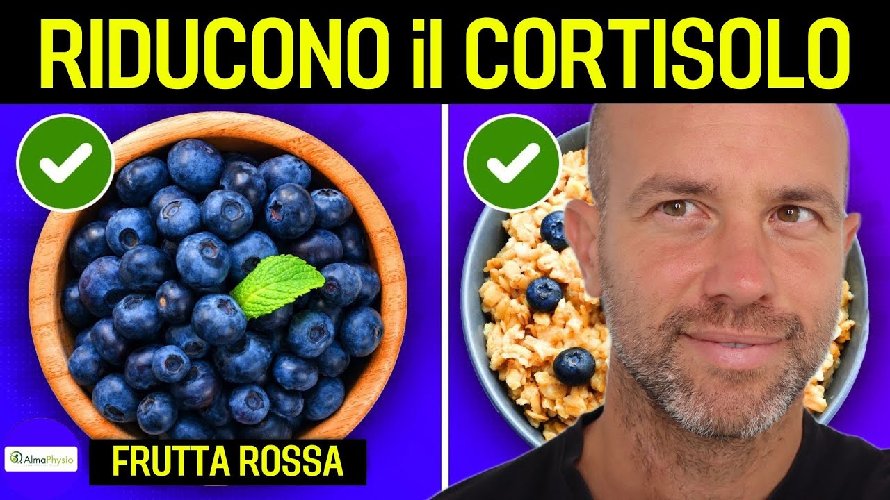 5 cibi che NATURALMENTE riducono il CORTISOLO, ormone dello STRESS