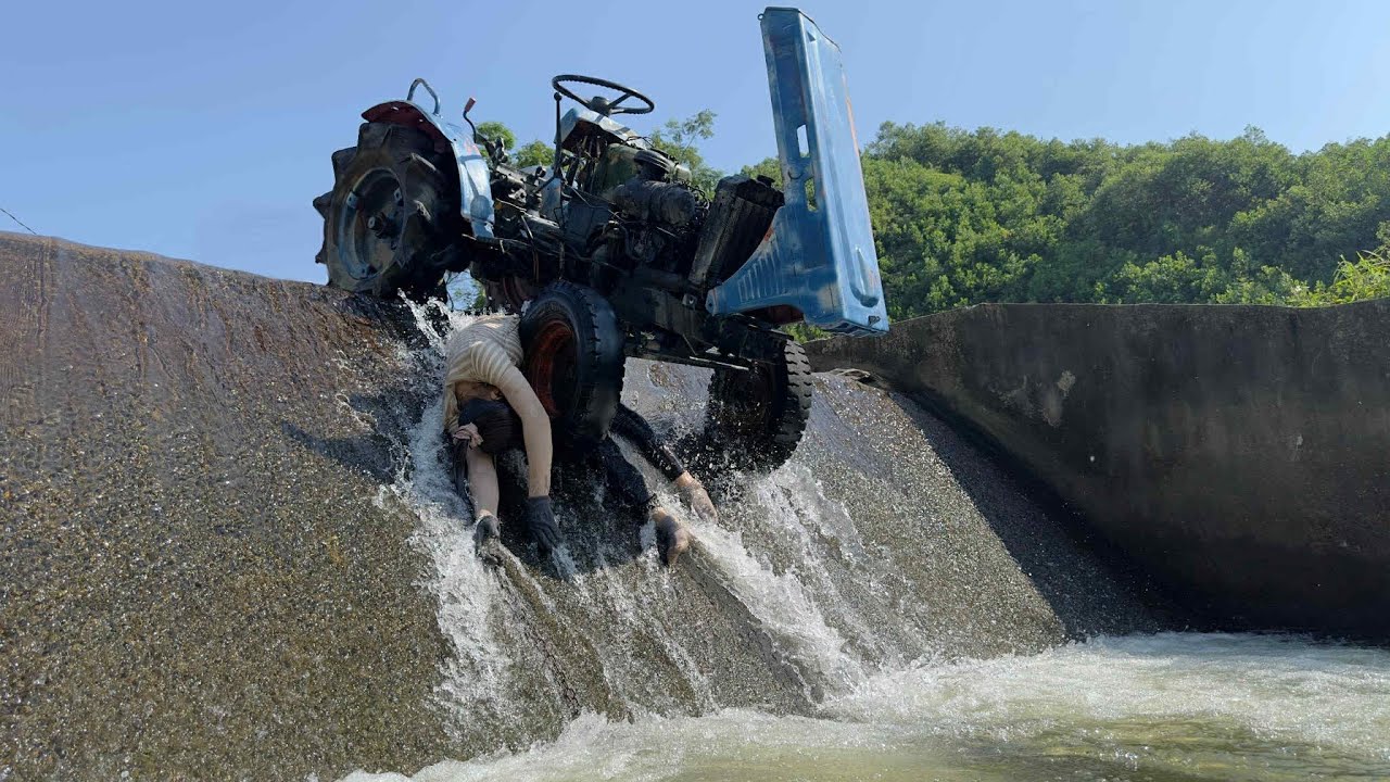 Restarting a Tractor That's Been Drifting Down a Stream for 38 Years. Does It Still Work?