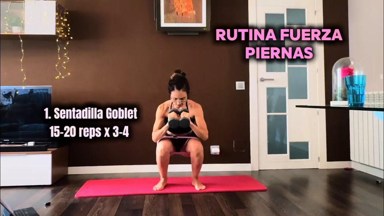 🏠 RUTINA DE PIERNAS EN CASA – FUERZA Y TONO SIN GIMNASIO 🍑