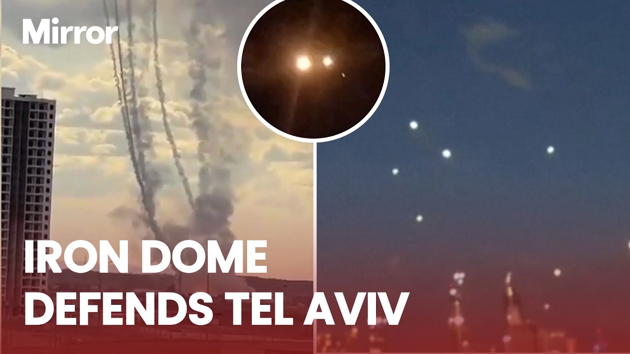 Iron Dome intercepts Iranian missiles over Tel Aviv fired after death of Ayatollah