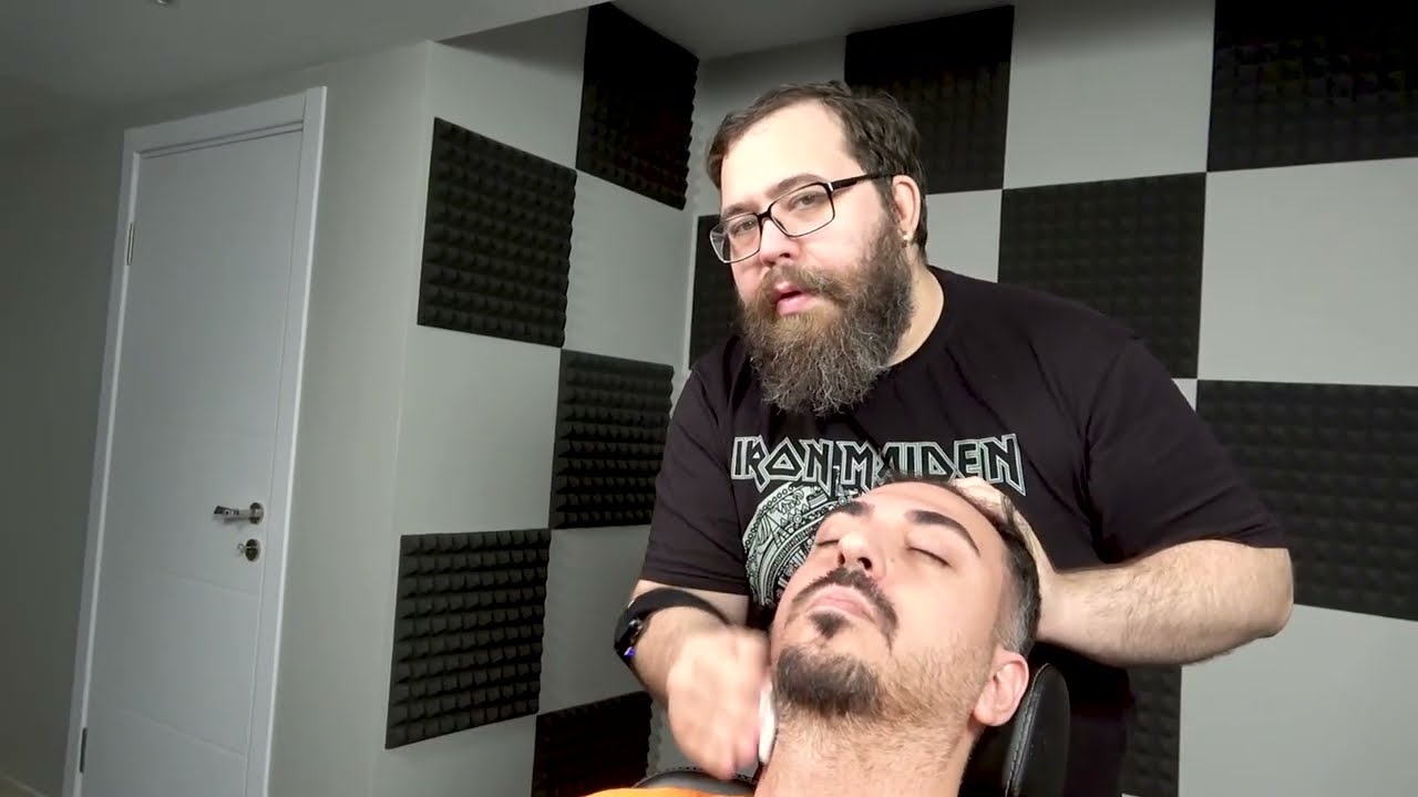 ARE YOU READY TO BE WITH LUNATIC BARBER??? ASMR Head Massage Face Massage Body Massage