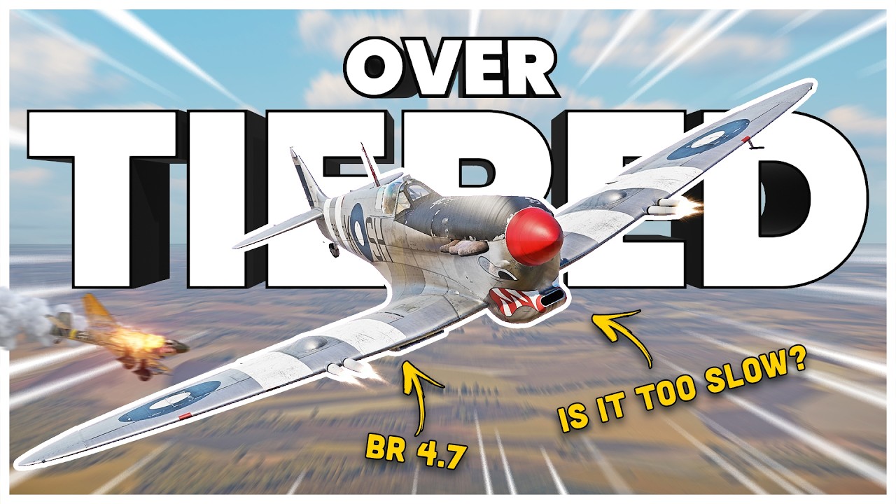 Этот Spitfire слишком устарел? (War Thunder Spitfire MK Vc Trop)