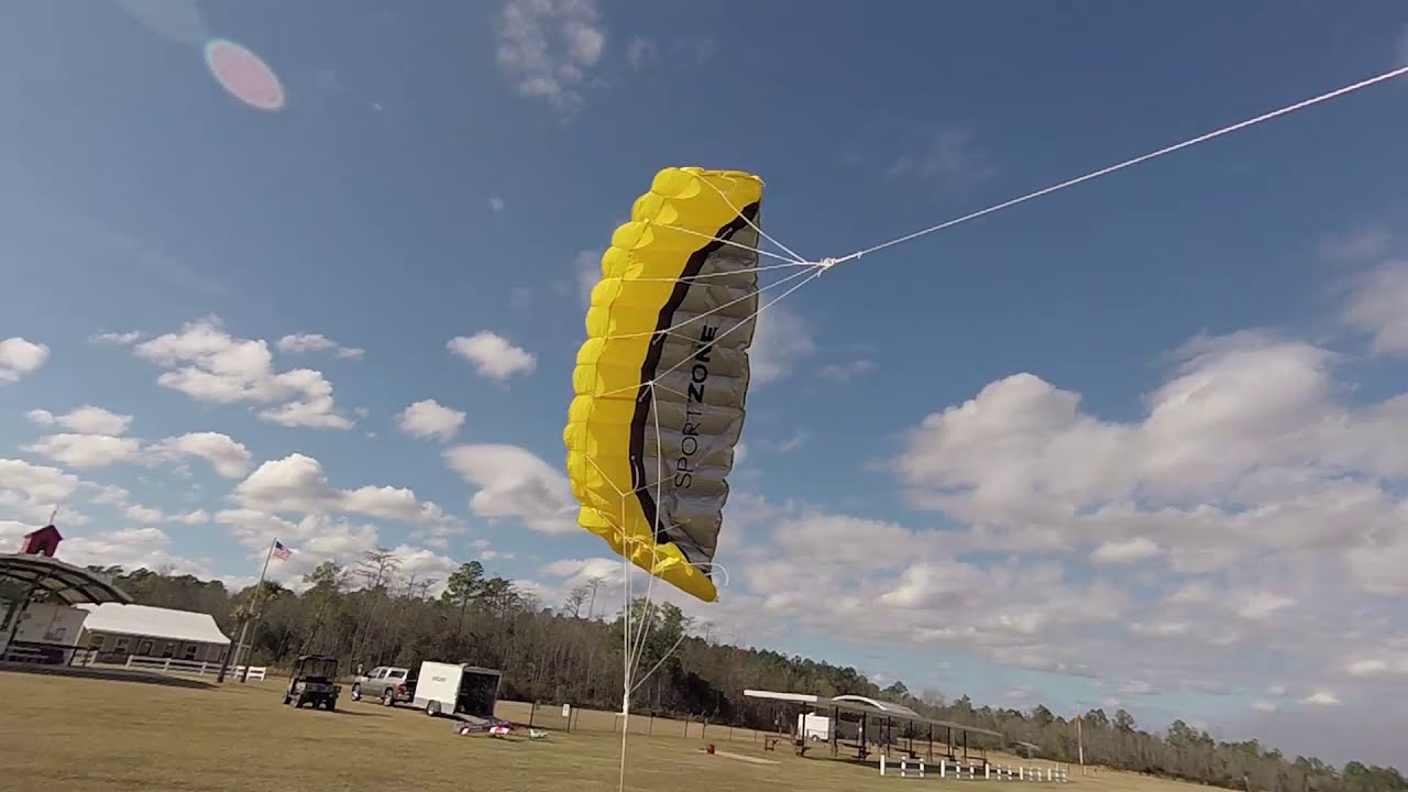2.5m Dual Line Stunt Parafoil - My Learning Curve to Successful Flight