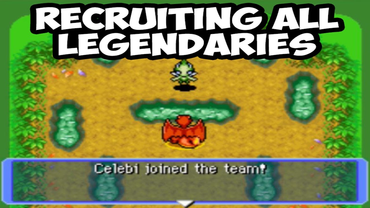 Recruiting All Legendaries - Pokemon Mystery Dungeon: Red / Blue Rescue Team